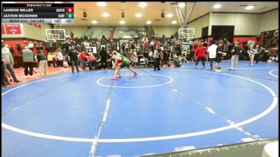 140 lbs Consi Of 8 #2 - Landon Miller, Kiefer High School vs Jaxton Mcgowin, Gore Public Schools