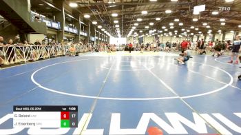 126 lbs Rr Rnd 2 - Gavin Boland, Off The Hook - Red vs Jared Eisenberg, Sprig Gardner Wrestling Club