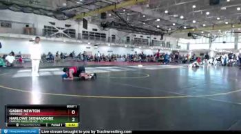 112 lbs Round 1 (4 Team) - Gabbie Newton, Tennessee vs Harlowe Skenandore, Charlies Angels Black