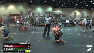 200 lbs Round 3 - Eli Stevens, Northglenn Norse vs Braylon Hake, The Untouchables