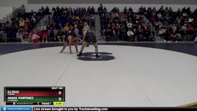 215 lbs Cons. Round 2 - Aj Diaz, Tustin vs Derek Martinez, La Mirada