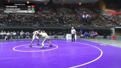 140 lbs Final - Leo Maestas, Clovis North vs Raymond Rivera, Clovis