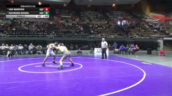 140 lbs Final - Leo Maestas, Clovis North vs Raymond Rivera, Clovis