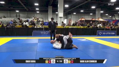 Omar Sabha vs Mark Alan Commean 2026 American National IBJJF Jiu-Jitsu Championship