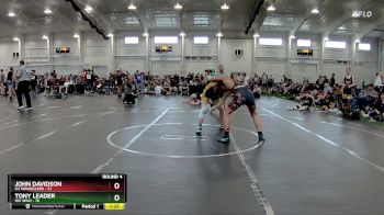 157 lbs Round 4 (6 Team) - Tony Leader, WV Wild vs John Davidson, U2 Wranglers