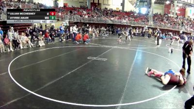 126 lbs Cons. Round 2 - Ayvree Abler, Wayne Wrestling Club vs Lillian McChesney, Arlington Eagles