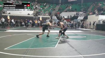 5A 150 lbs Cons. Round 2 - Roman Graves, Leeds vs Jacob Knowles, A P Brewer High School