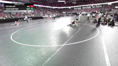 D1-150 lbs Quarterfinal - Adam Whittier, Mukwonago vs Peyton Lee, Kaukauna