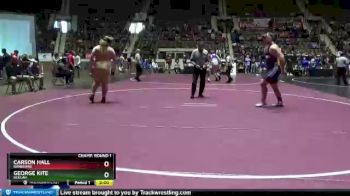 285 lbs Champ. Round 1 - Carson Hall, Ranburne vs George Kite, Beulah