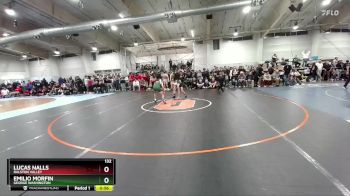 132 lbs Cons. Round 1 - Lucas Nalls, Ralston Valley vs Emilio Morfin, George Washington