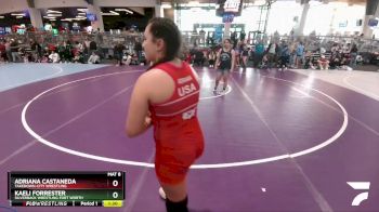 145 lbs Round 1 - Adriana Castaneda, Takedown-City Wrestling vs Kaeli Forrester, Silverback Wrestling Fort Worth