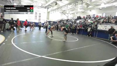 145 lbs Cons. Round 5 - Emma Igarashi, South Torrance vs Jules Sitani, La Habra