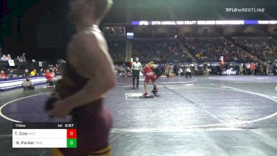 174 lbs Consolation - Tyler Dow, Wisconsin vs Kevin Parker, Princeton