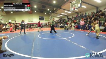 52 lbs Consi Of 8 #1 - Riggs Smith, Bartlesville Wrestling Club vs Tyr Rodriquez, Salina Wrestling Club