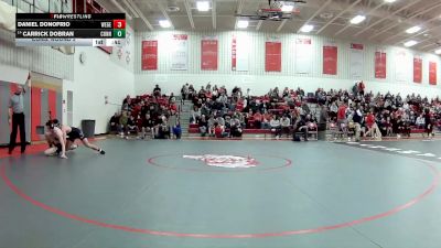 144 lbs Cons. Round 2 - Carrick Dobran, Conneaut vs Daniel Donofrio, West Geauga