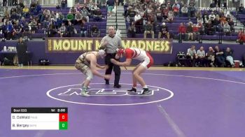 170 lbs Quarterfinal - David DeWald, Fauquier vs Blaine Bergey, Buford