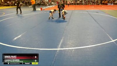 50 lbs Cons. Round 1 - Cassius Rogers, STMA (St. Michael/Albertville) vs Vance Faust, Rochester Century