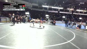 157 lbs Cons. Round 4 - Joseph Yefimchuk, Fife vs Sawyer Evans, Cle Elum-Roslyn