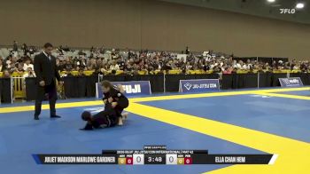 Ella Chan Hem vs Juliet Madison Marlowe Gardner 2026 IBJJF Jiu-Jitsu CON International