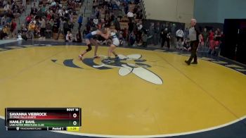 95 lbs Round 1 - Savanna Viebrock, St.Croix Falls Saints vs Hanley Bahl, Lancaster Wrestling Club