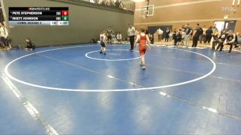 85 lbs Cons. Round 3 - Pete Stephenson, Suples Wrestling Club vs Rhett Johnson, Hawk Wrestling Club