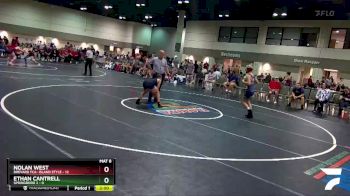 120 lbs Round 3 (6 Team) - Nolan West, Brevard FCA- Island Style vs Ethan Cantrell, Springboro 2