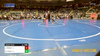 70 lbs Quarterfinal - Jayce Walker, GGB Ohio vs Beau Fisher, Salina Wrestling Club