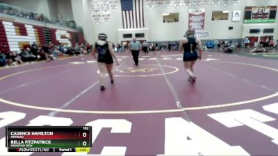 132 lbs Cons. Round 2 - Bella Fitzpatrick, Mountain View vs Cadence Hamilton, Meridian