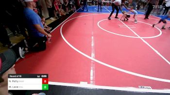 43-46 lbs Round Of 16 - Nevalee Petty, Skiatook Youth Wrestling vs Miller Cade Lane, Collinsville Cardinal Youth Wrestling