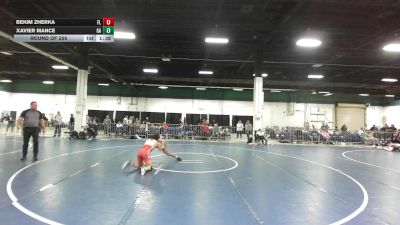 132 lbs Round Of 256 - Bekim Zherka, FL vs Xavier Mance, GA
