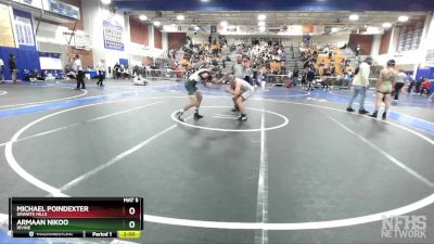 150 lbs Champ. Round 2 - Armaan Nikoo, Irvine vs Michael Poindexter, Granite Hills