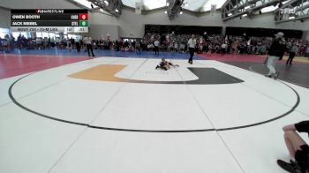 73-M lbs Round Of 32 - Owen Booth, Cherokee vs Jack Niebel, Steller Trained
