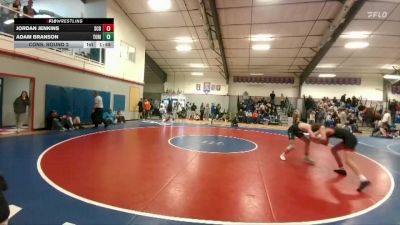 132 lbs Cons. Round 2 - Jordan Jenkins, Scottsbluff vs Adam Branson, Tongue River