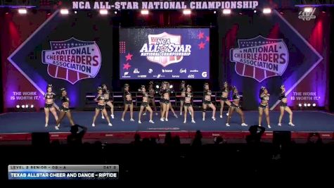 Texas Allstar Cheer and Dance - Riptide [2026 L2 Senior - D2 - A Day 2] 2026 NCA All-Star National Championship