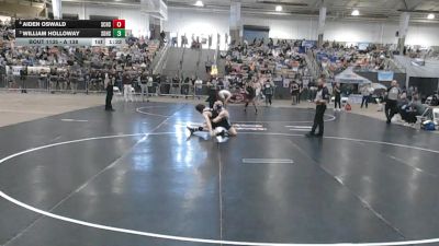 A 138 lbs Quarterfinal - William Holloway, Soddy Daisy High School vs Aiden Oswald, Station Camp High School