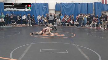141 lbs Champ. Round 2 - Jacob Grzybek, York (pa) vs Lucas Tirpak, Arcadia