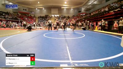 92 lbs Quarterfinal - Parker Ramsey, Blackfox Wrestling Academy vs Johnathan Mayo, Sperry Wrestling Club