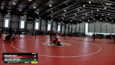 110 lbs 3rd Place Match - Ireland Simpson, Invicta Wrestling Academy vs Baileigh Self, Collinsville Wrestling Club