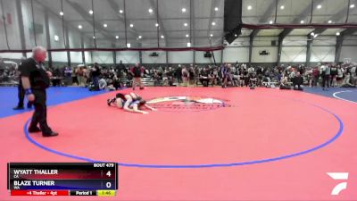 175 lbs Cons. Round 3 - Wyatt Thaller, CA vs Blaze Turner, WA