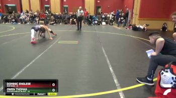 85 lbs Round 3 (6 Team) - Dominic Englese, Bad Bass vs Owen Thomas, Untouchables Black