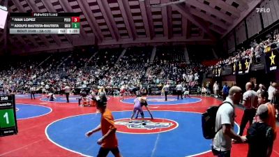 3A-132 lbs Quarterfinal - Adolfo Bautista-Bautista, Gilmer County vs Ivan Lopez, Peach County