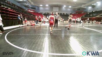 61 lbs 3rd Place - Aksel Davis, Tahlequah Wrestling Club vs Elijah Kroll, Raw Wrestling Club