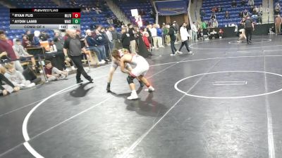 144 lbs Consi Of 4 - Ryan Flis, Milford vs Aydin Lamb, Wakefield