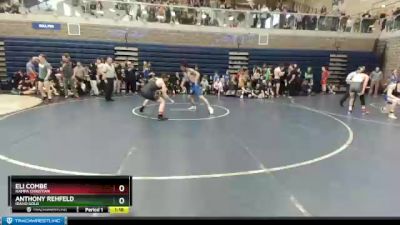 170 lbs Quarterfinal - Eli Combe, Nampa Christian vs Anthony Rehfeld, Idaho Gold