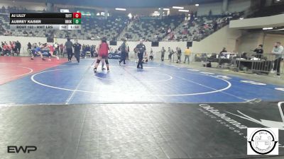 Quarterfinal - AJ Lilly, Tuttle vs Aubrey Kaiser, Broken Arrow Girls Junior High
