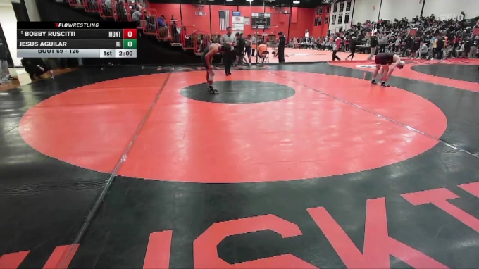 126 lbs Champ. Round 1 - Bobby Ruscitti, Lombard (MONTINI) vs Jesus ...
