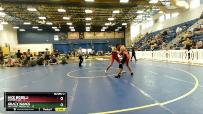 215 lbs Round 3 (8 Team) - Nick Boselli, Cowboys WC vs Grady Isaacs, Lake Mary Militia WC