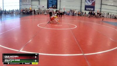 84 lbs Rd# 2 10:30am Friday - Sebastian Shine, PA Gold vs Crue Hatchell, Nebraska Elite