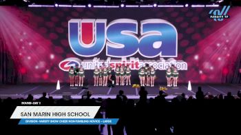 San Marin High School [2024 Varsity Show Cheer Non-Tumbling Novice -- Large Day 1] 2024 USA Spirit Nationals/Collegiate Champs/Jr. Nats