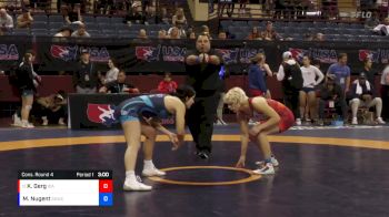 62 lbs Cons. Round 4 - Kaidance Gerg, Idaho vs Marisol Nugent, Sunkist Kids Wrestling Club